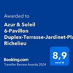 Azur&soleil 6 -duplex En Rez De Jardin -parking-plage Richelieu à 400m Apartamento Agde